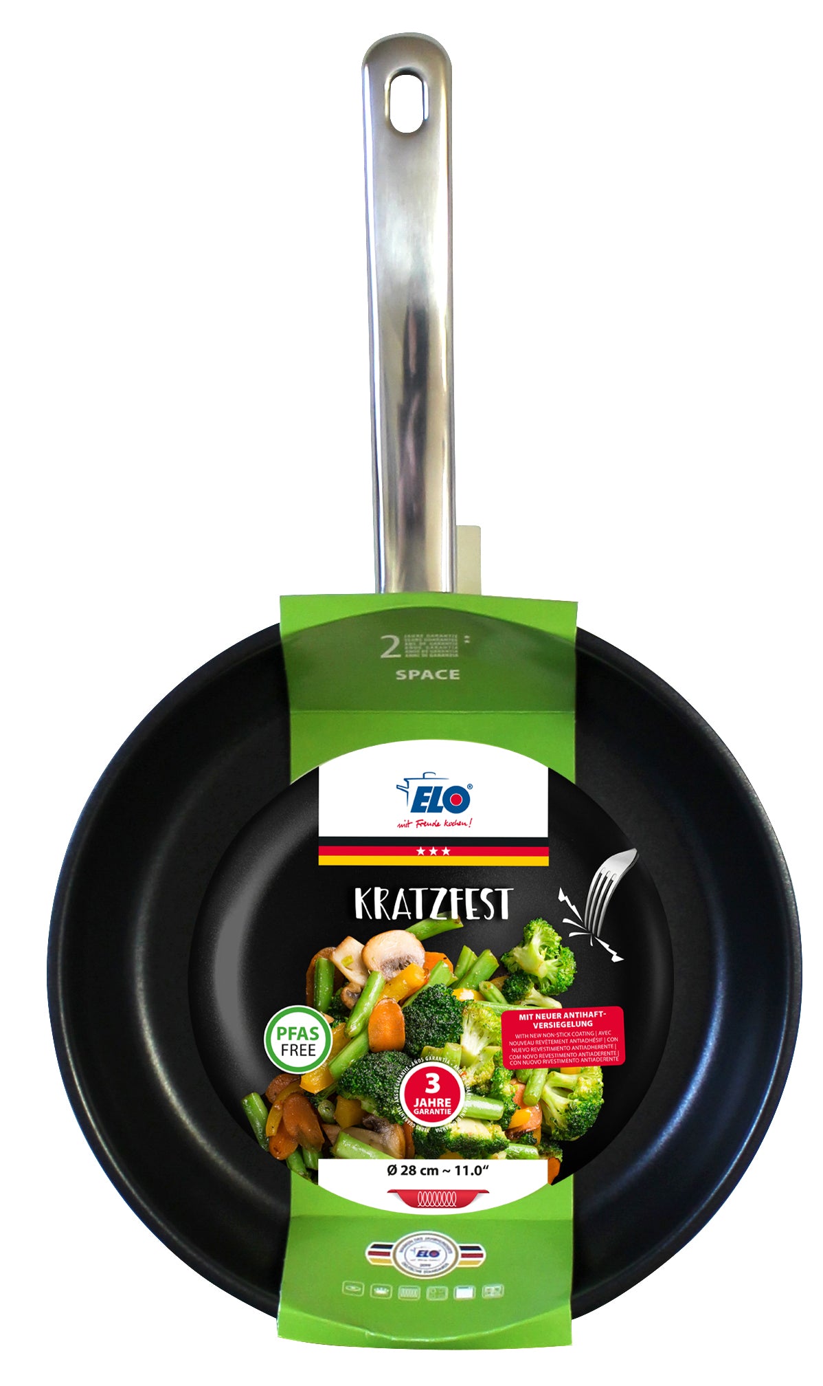 Stekepanne i 18/10 edelstål